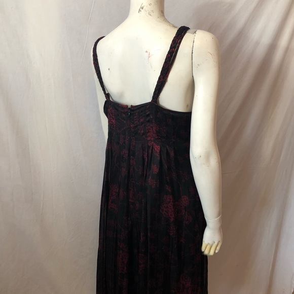 Chelsea & Theodore rose silk macrame braided dress - Picture 7 of 8